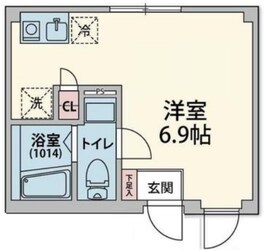 シェルブルー大井町の物件間取画像